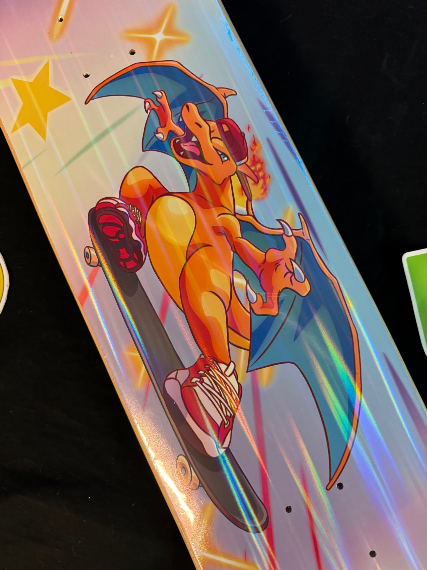 Monstars The Zard 1 Parallel Holofoil Skateboard Deck