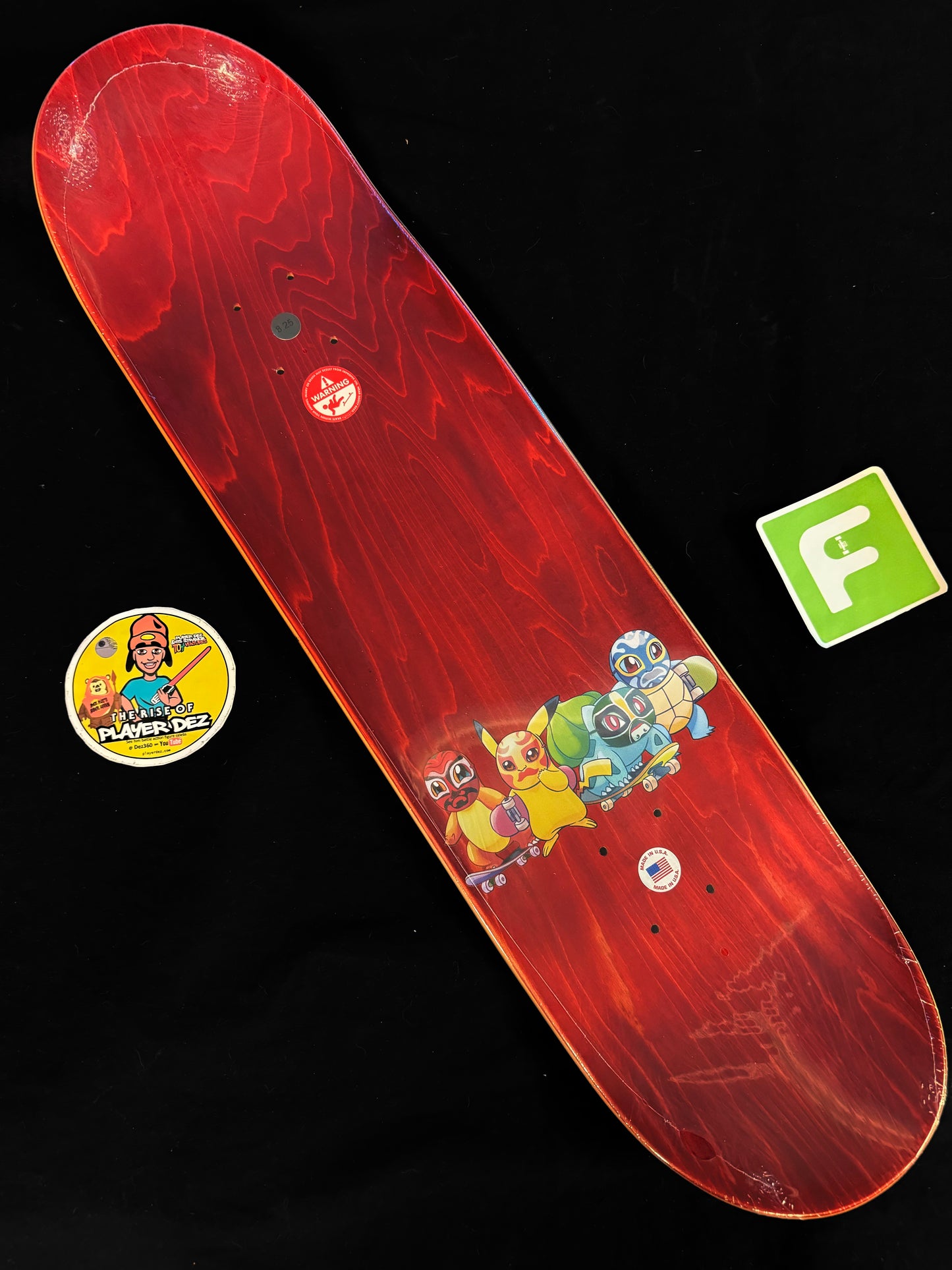 Monstars The Zard 1 Parallel Holofoil Skateboard Deck