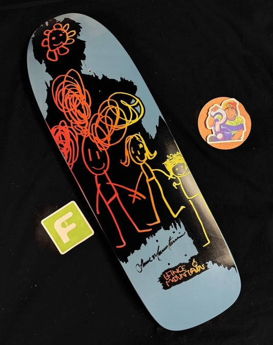 Signed Lance Mountain Family Grandkids Autographed Skateboard Deck
