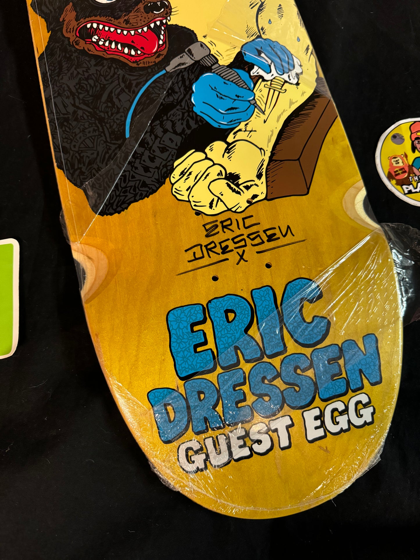 Signed Eric Dressen Heroin Autographed Skateboard Deck Egg Shaped Curb Killer FOS