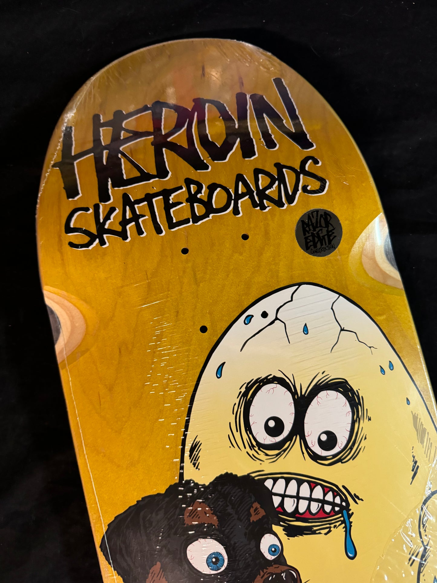 Signed Eric Dressen Heroin Autographed Skateboard Deck Egg Shaped Curb Killer FOS