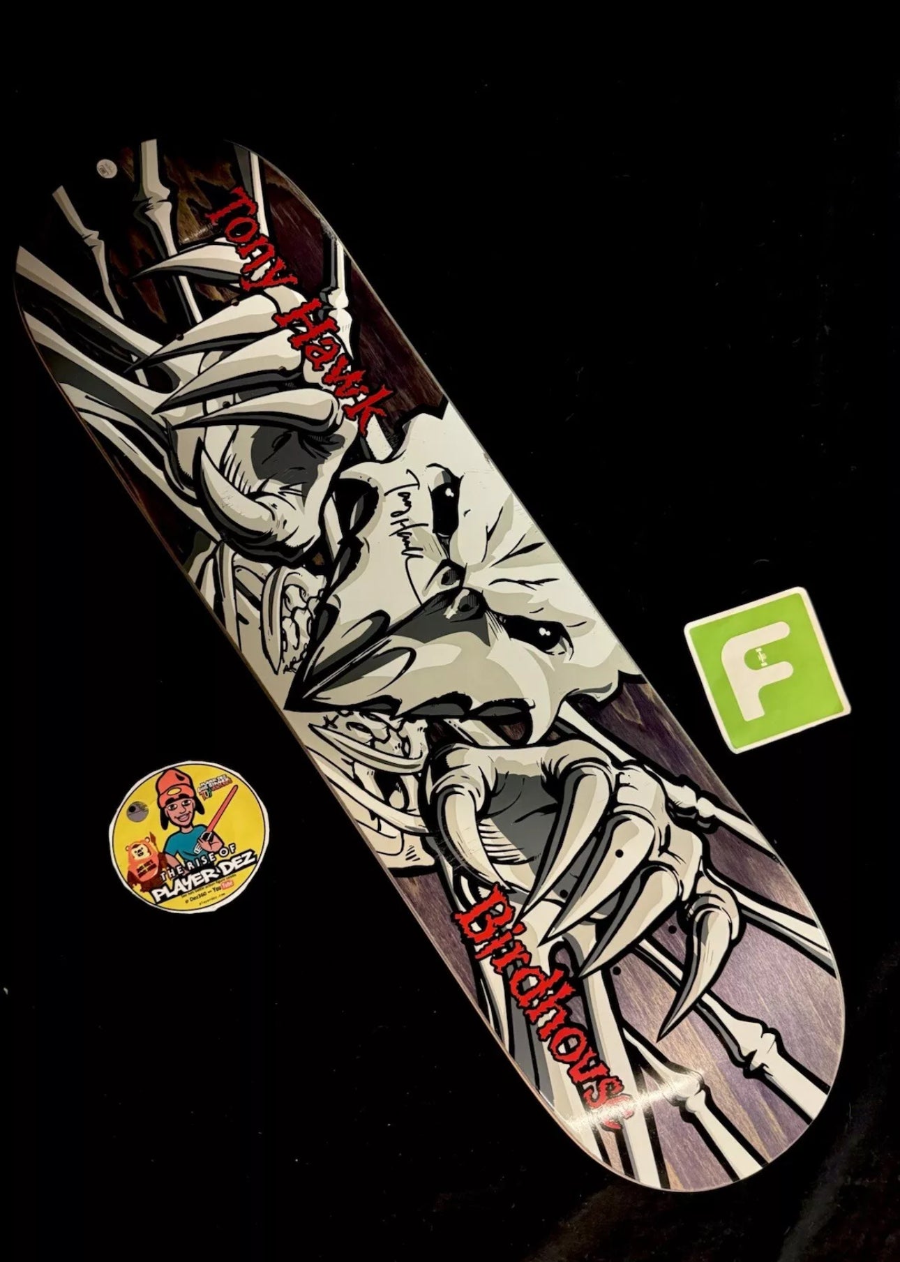 Signed Tony Hawk Falcon 3 Autographed Skateboard With COA
