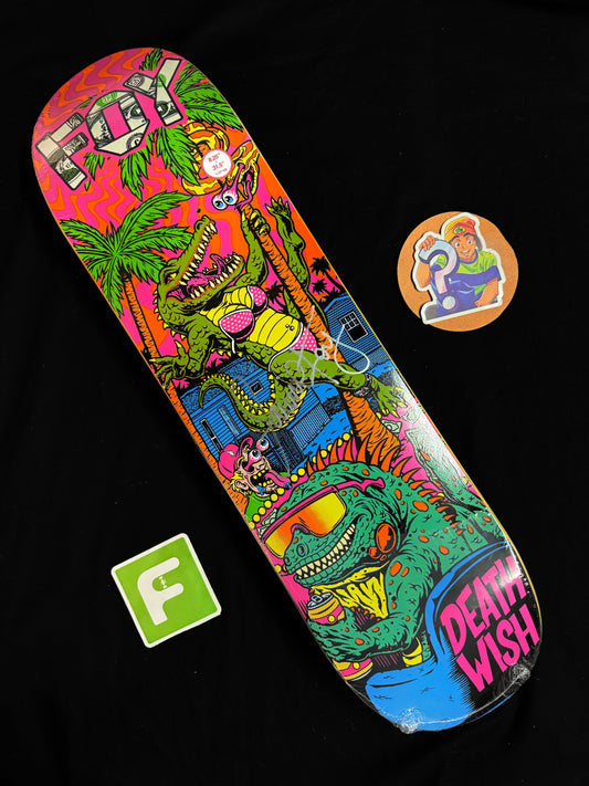 Signed Jamie Foy Dysfunction Deathwish Autographed Skateboard Deck