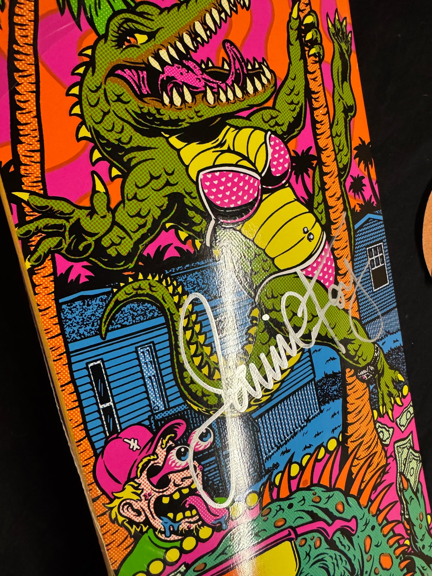Signed Jamie Foy Dysfunction Deathwish Autographed Skateboard Deck