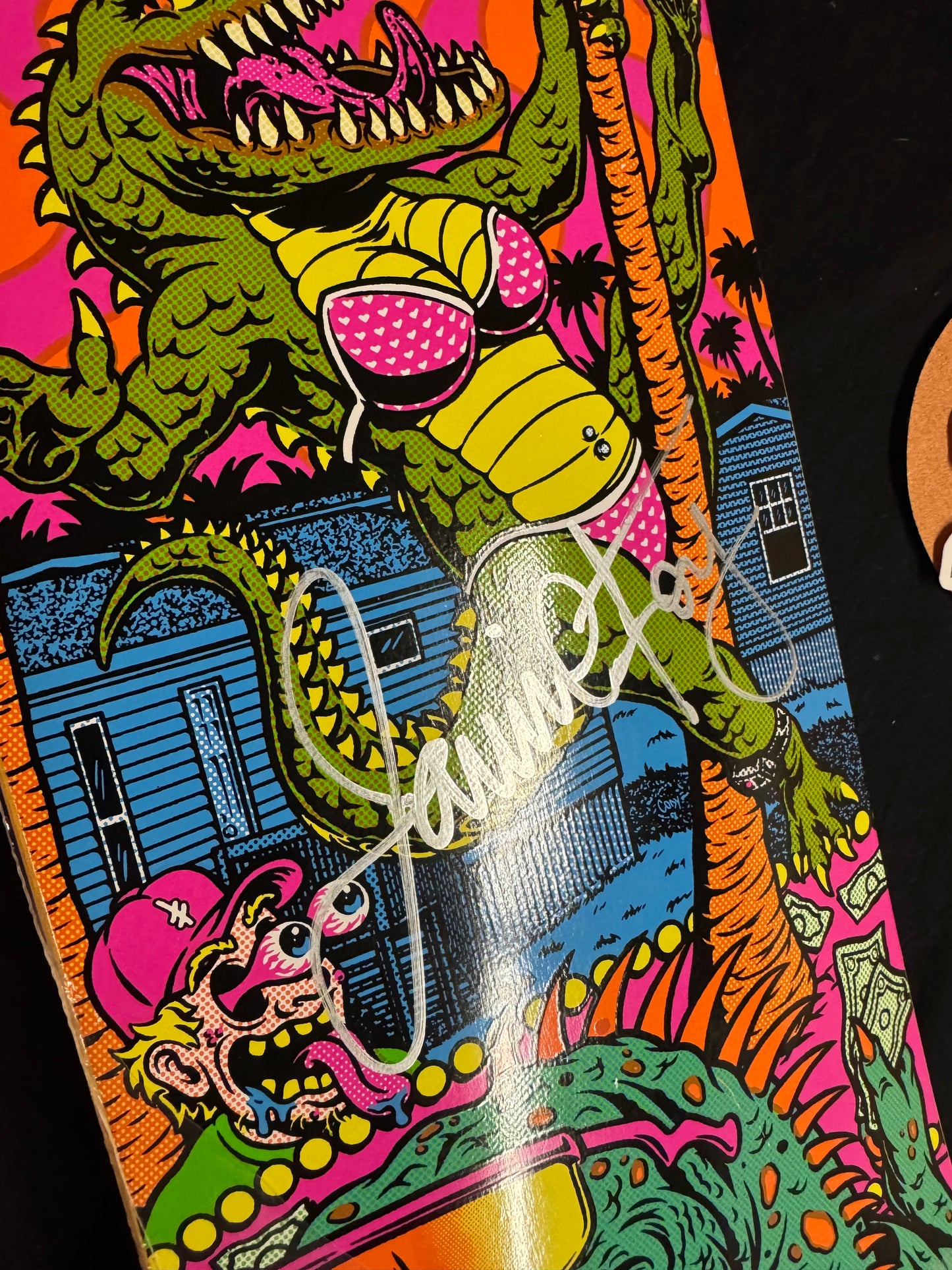 Signed Jamie Foy Dysfunction Deathwish Autographed Skateboard Deck