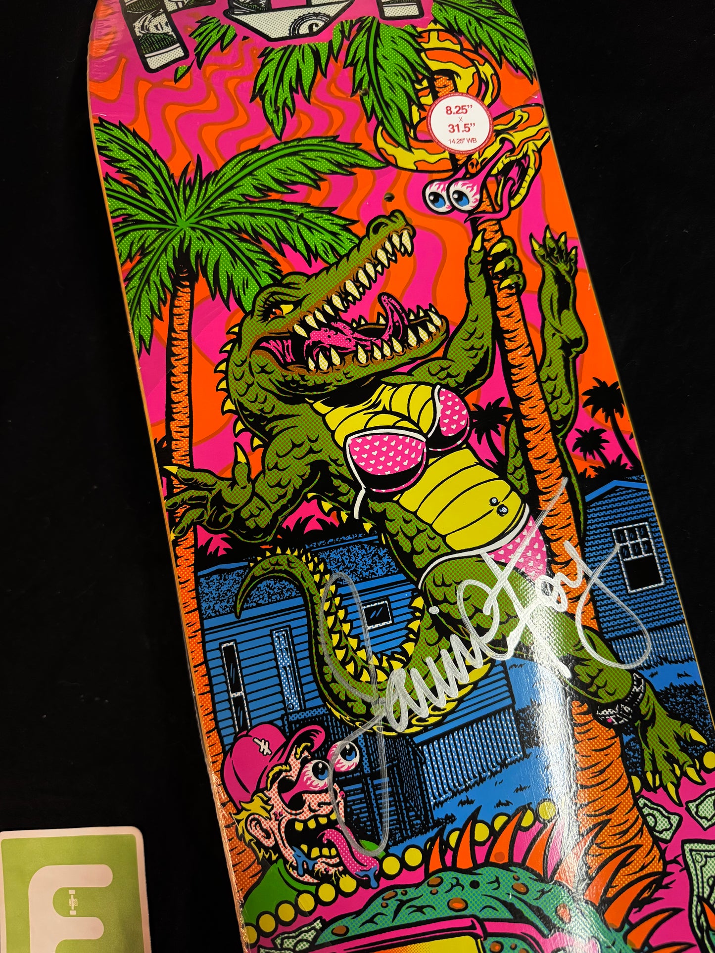Signed Jamie Foy Dysfunction Deathwish Autographed Skateboard Deck