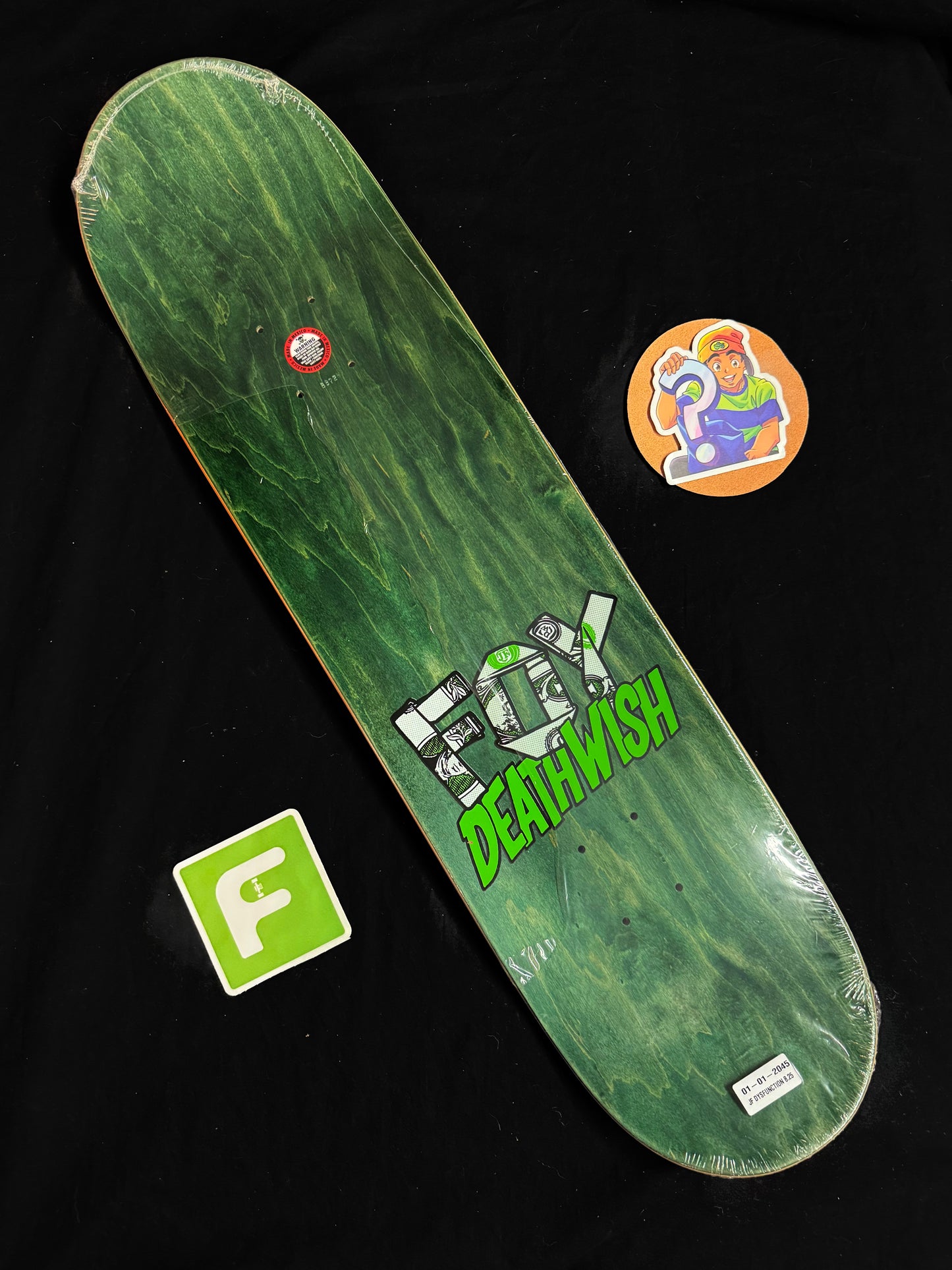 Signed Jamie Foy Dysfunction Deathwish Autographed Skateboard Deck
