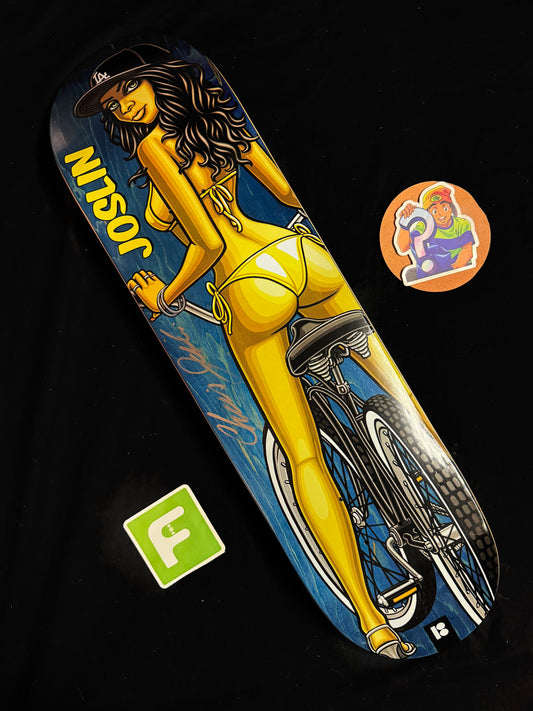 Signed Chris Joslin Mark McKee LA Girl Plan B Autographed Skateboard Deck
