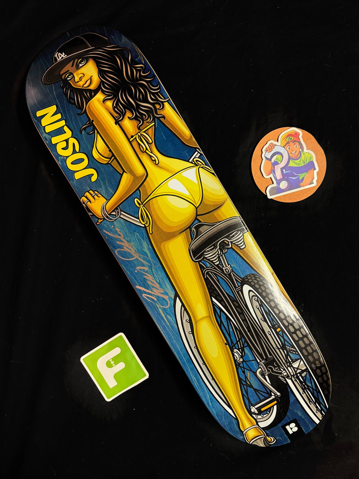Signed Chris Joslin Mark McKee LA Girl Plan B Autographed Skateboard Deck