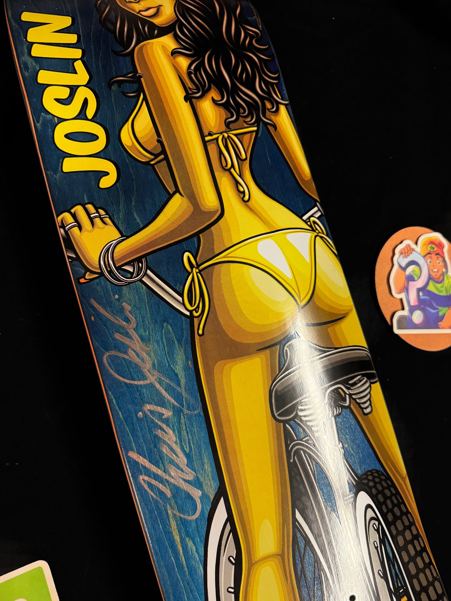 Signed Chris Joslin Mark McKee LA Girl Plan B Autographed Skateboard Deck
