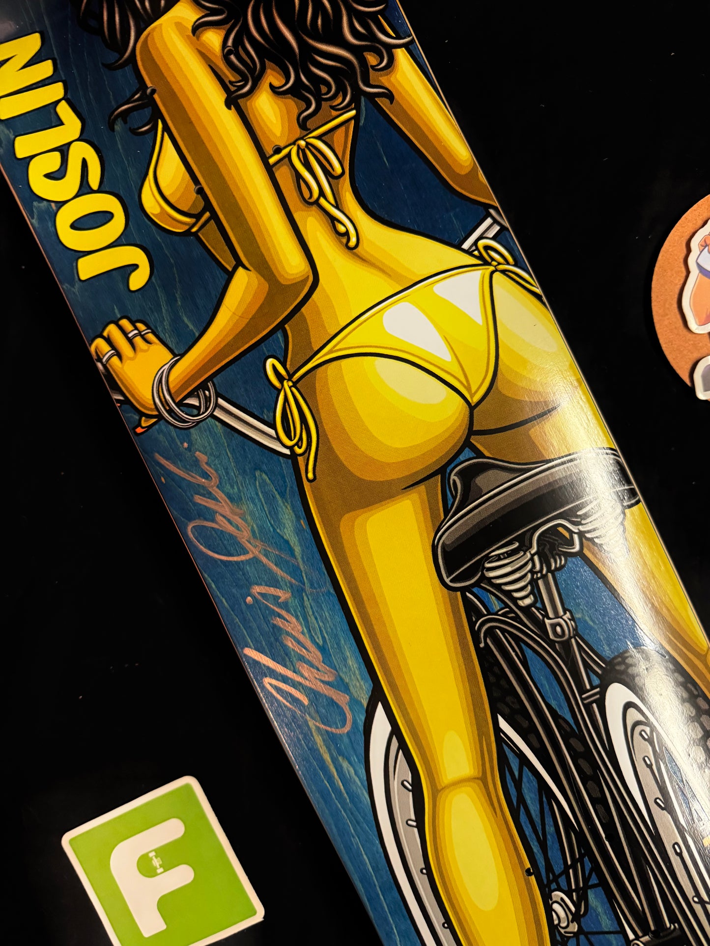 Signed Chris Joslin Mark McKee LA Girl Plan B Autographed Skateboard Deck
