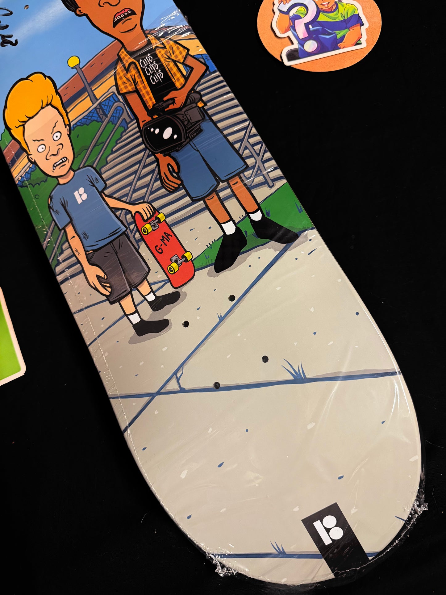 Signed Chris Joslin Beavis Butthead Dev Plan B Autographed Skateboard Deck