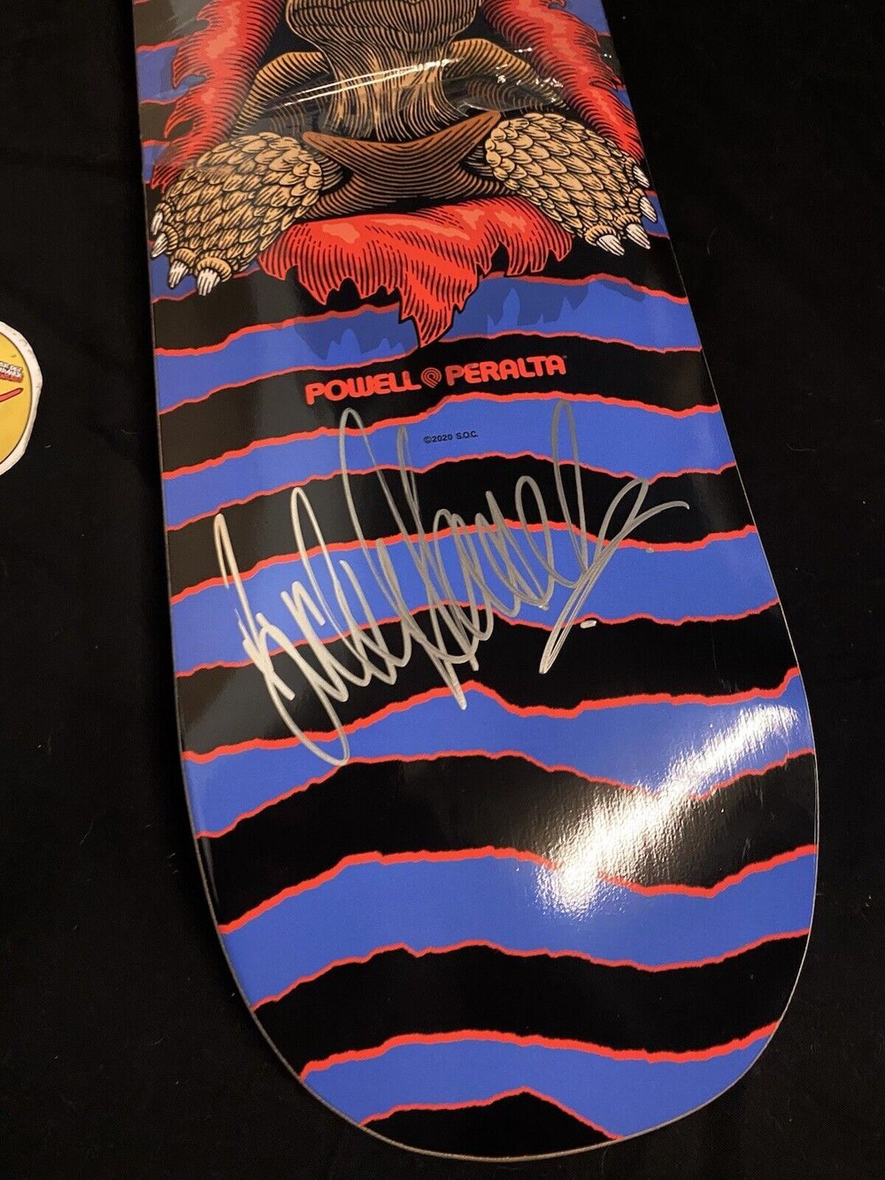 Signed Bucky Lasek Powell Peralta Autographed Skateboard Deck Tortoise Flight