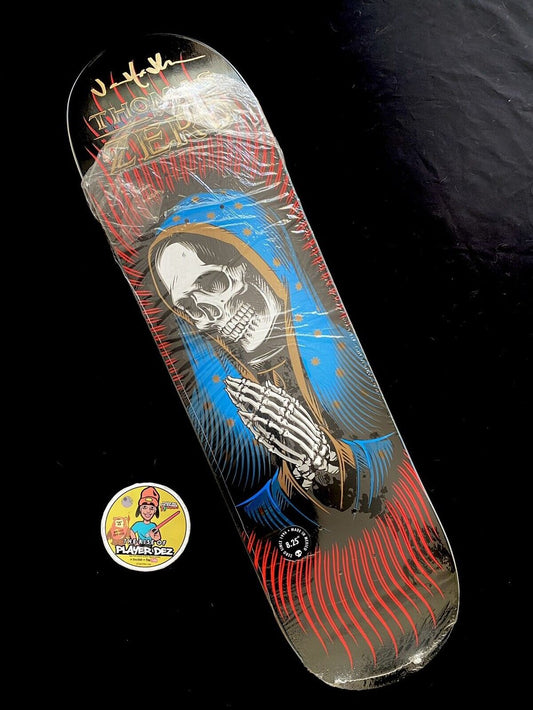 Signed Jamie Thomas Zero Autographed Skateboard Deck OUR LADY 8.25 Berrics