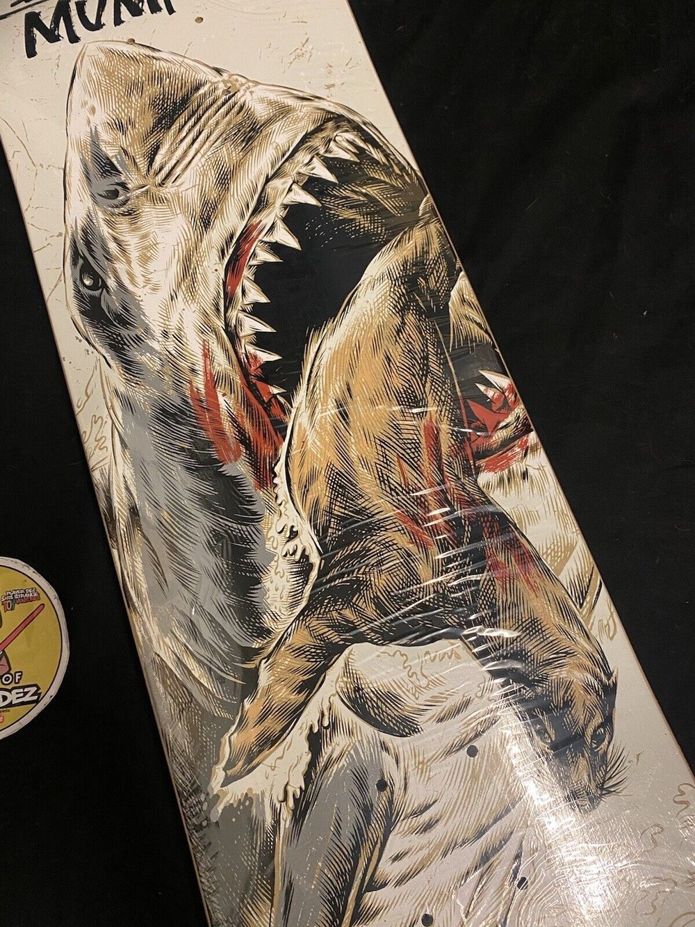 Signed Matt Mumford Jaws Animal Kingdom Slave Autographed Skateboard Deck