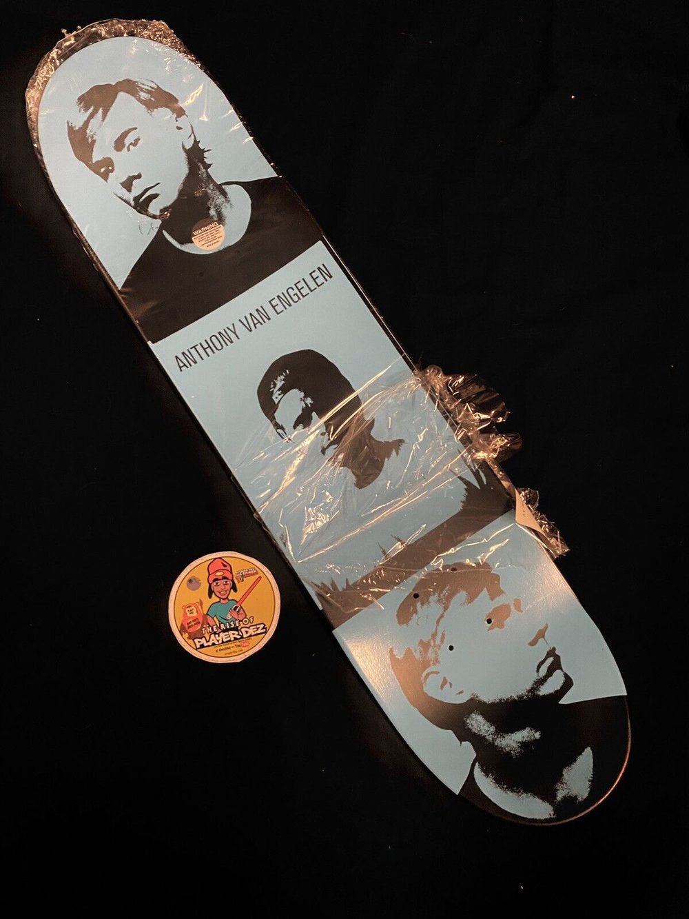 Signed Anthony Van Engelen AVE Andy Warhol Alien Workshop Autographed Skateboard Deck