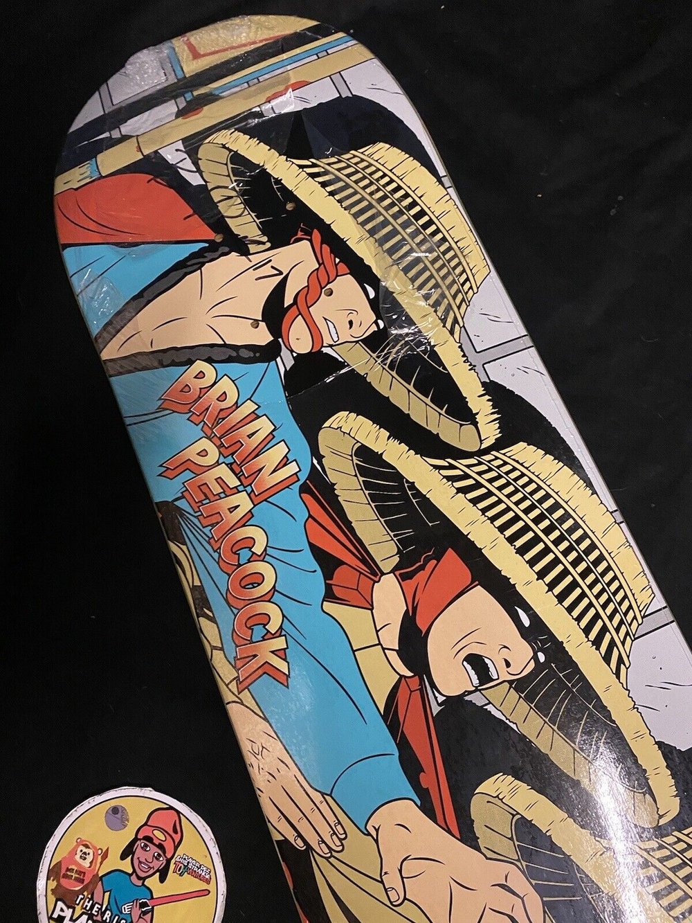 Signed Brian Peacock Primitive Autographed Skateboard Deck RAIDEN