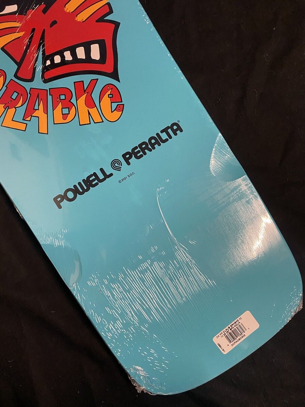 Signed Claus Grabke Powell Peralta Baby Blue Autographed Skateboard Deck