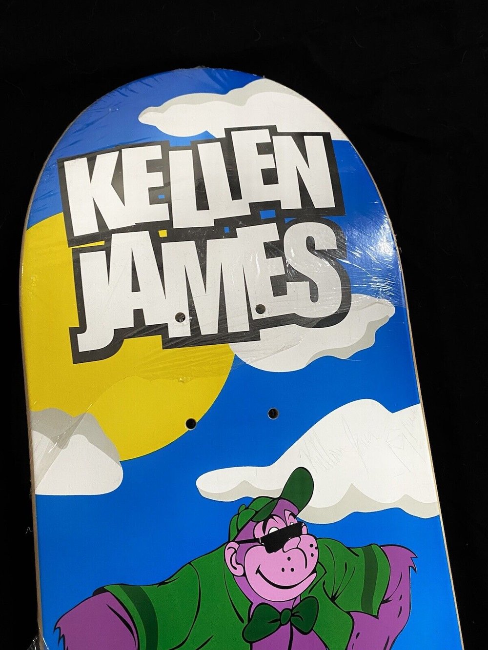 Signed Kellen James SK8MAFIA Grape Ape DooDoo Autographed Skateboard Deck