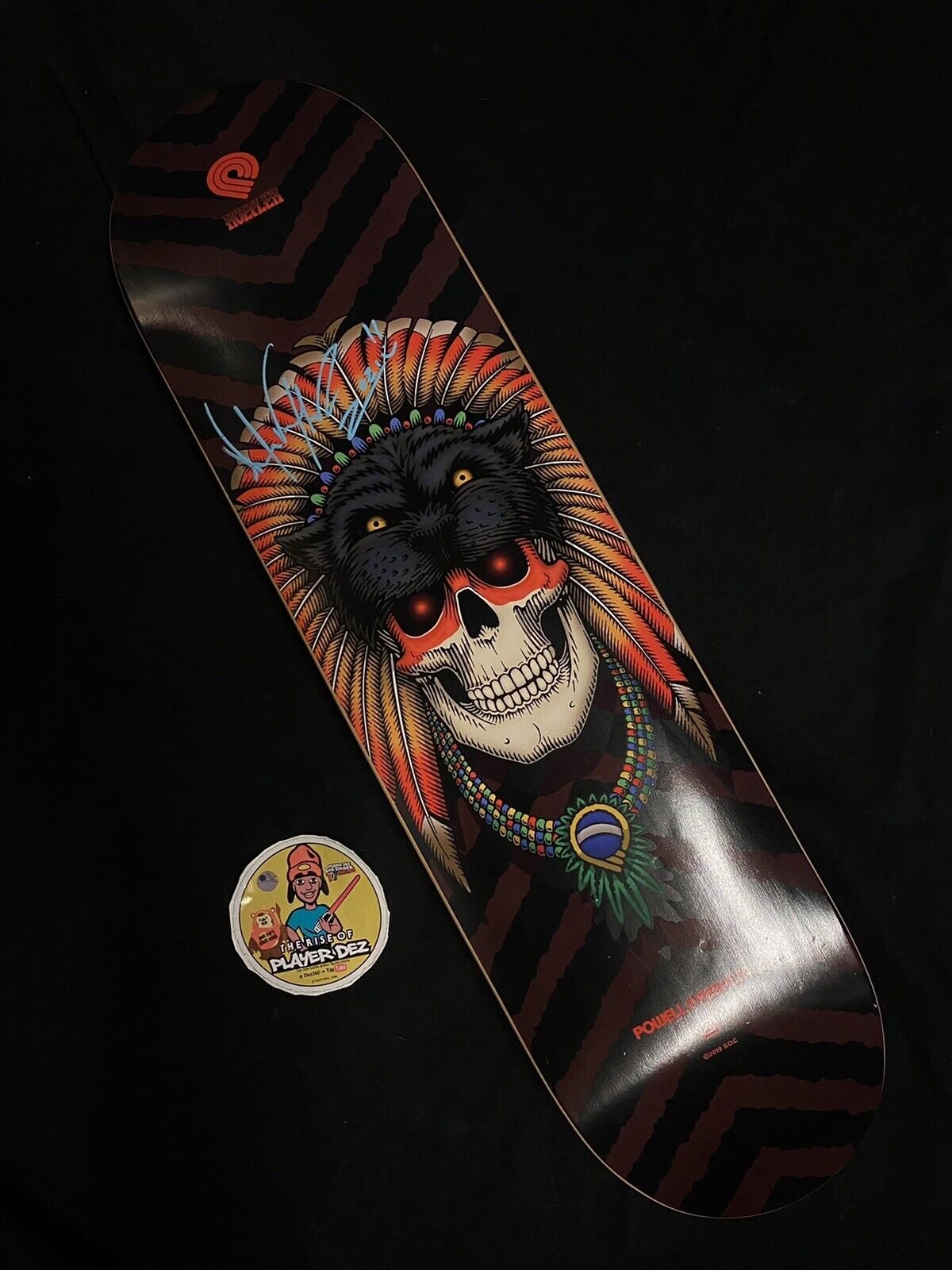 Signed Kelvin Hoefler Powell Peralta Autographed Skateboard Deck Olympics