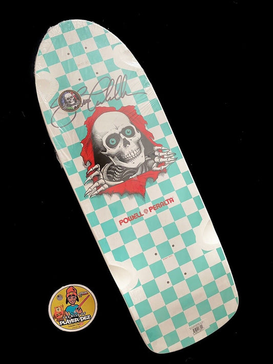 Signed Steve Caballero Powell Peralta Mint Ripper Autographed Skateboard Deck