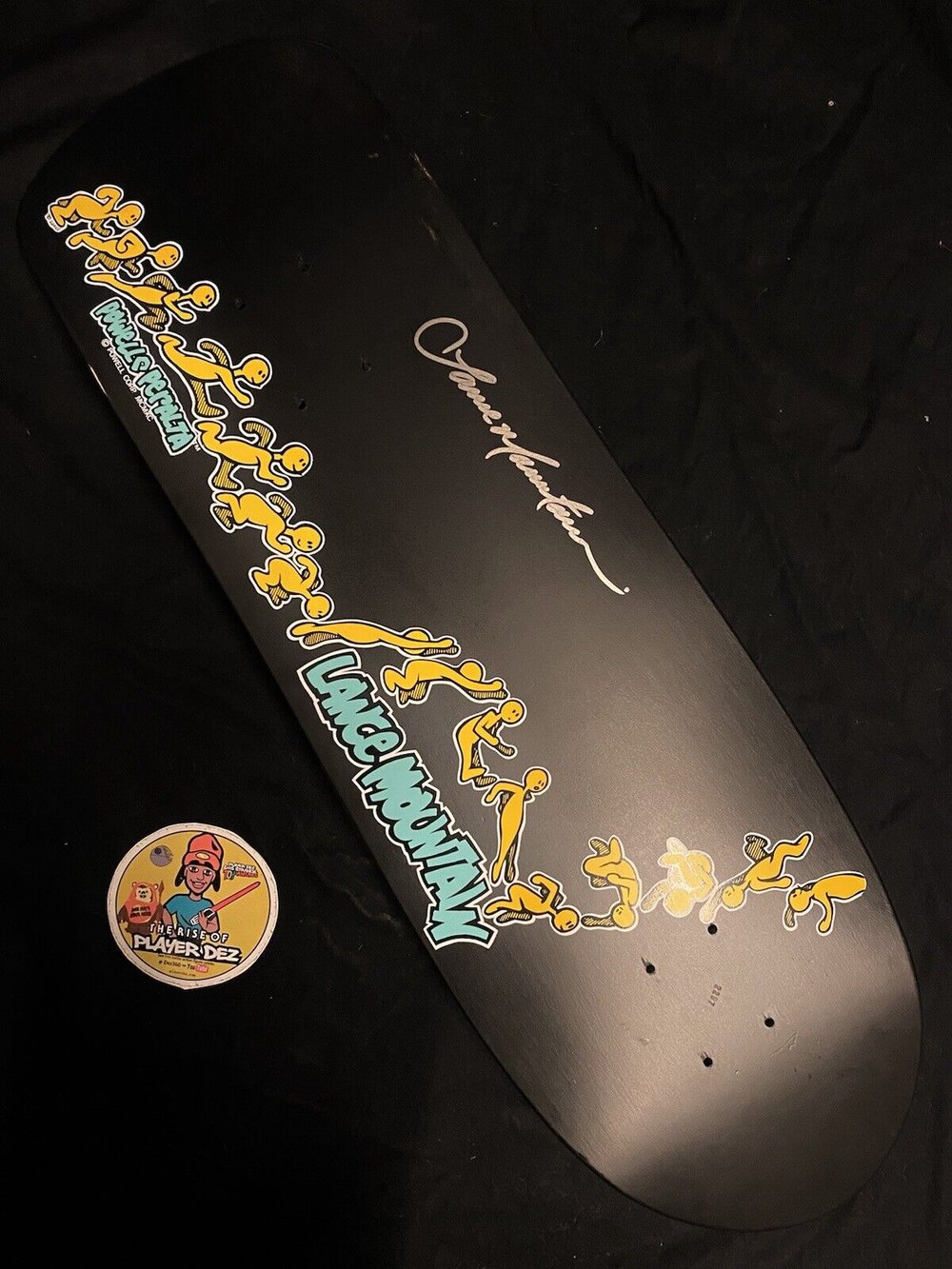 Signed Lance Mountain Autographed Skateboard Deck Doughboy Bones Brigade Powell Peralta