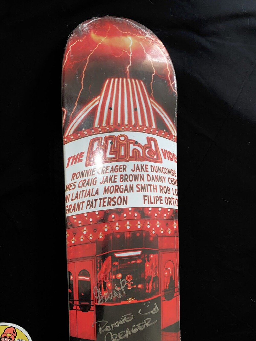 Signed Ronnie Creager Jake Brown Jani Laitala James Craig Grant Patterson Blind Skateboard Deck Autographed