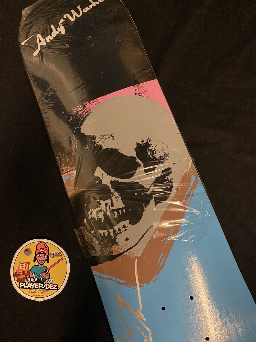 Signed Anthony Van Engelen AVE Andy Warhol Alien Workshop Autographed Skateboard Deck