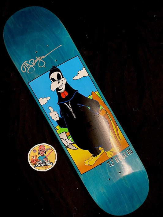 Signed TJ Rogers Blind Reaper Imposter Autographed Skateboard Deck