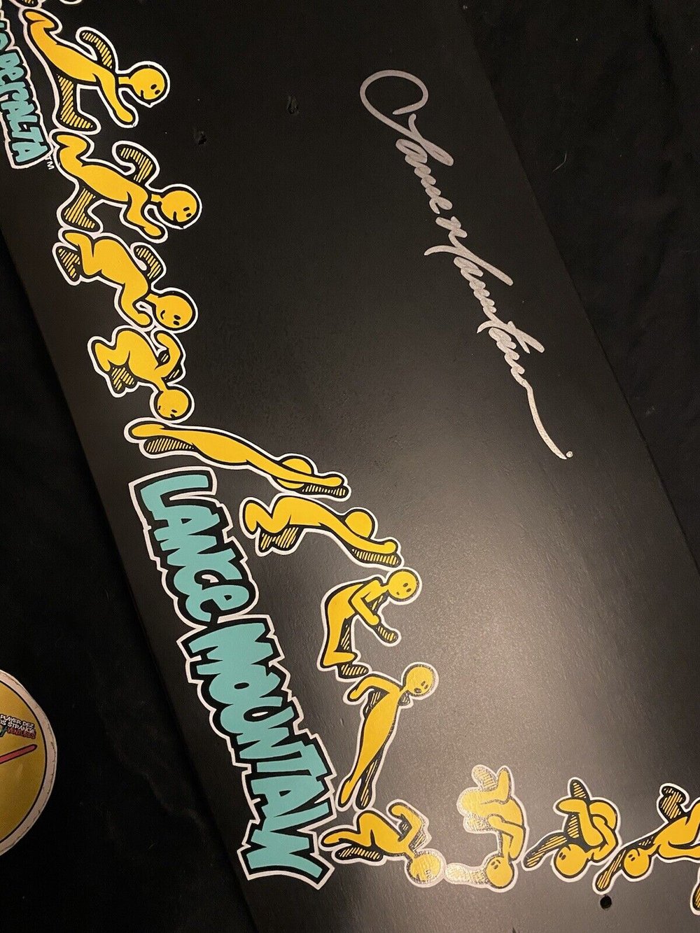 Signed Lance Mountain Autographed Skateboard Deck Doughboy Bones Brigade Powell Peralta