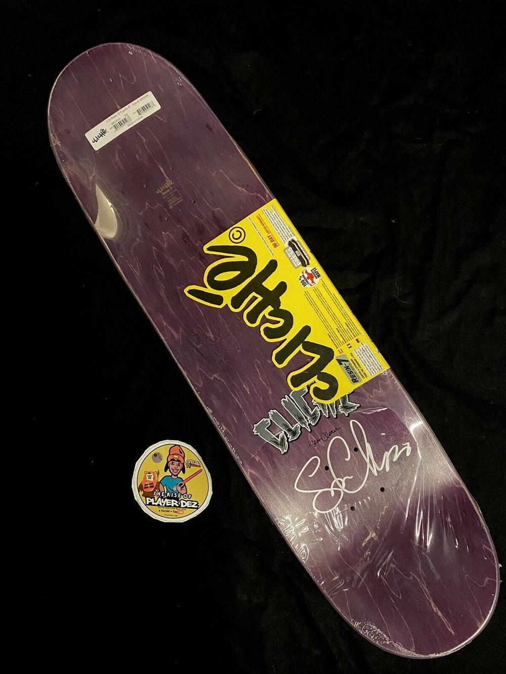 Signed Sean Cliver Master Of Puppets Cliche Autographed Skateboard Deck Andrew Brophy