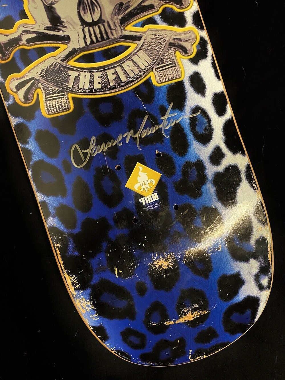 Signed Lance Mountain The Firm United We Fall Autographed Skateboard Deck