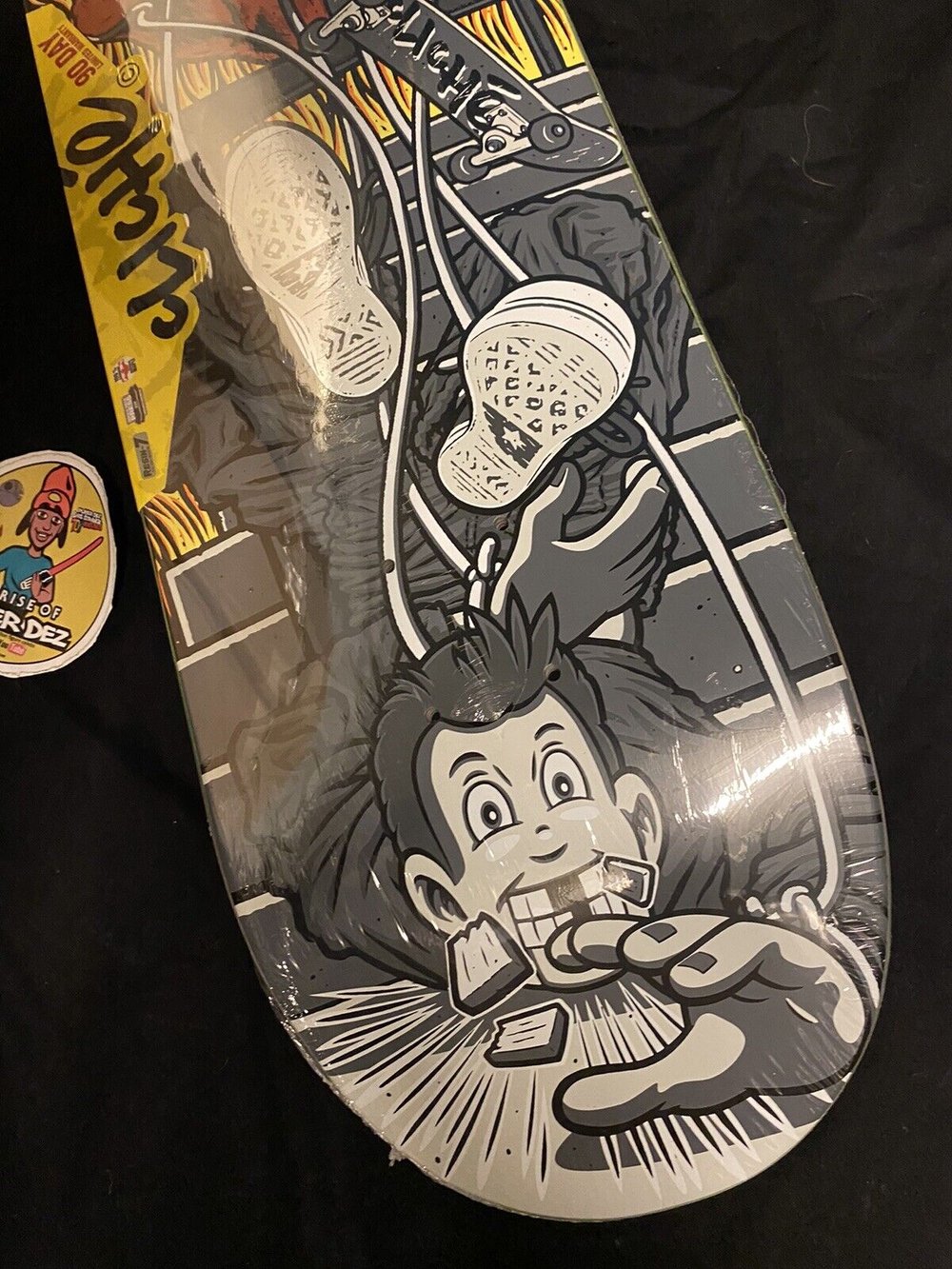 Signed Sean Cliver Master Of Puppets Cliche Autographed Skateboard Deck Andrew Brophy