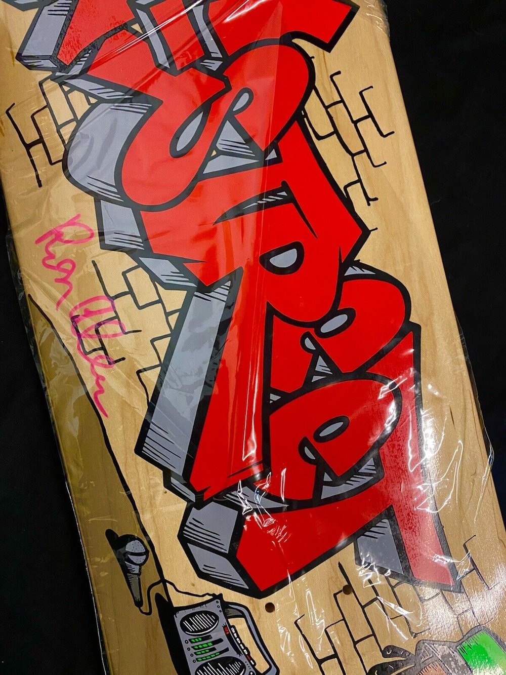 Signed Ron Allen H Street MC Graffiti Autographed Skateboard Deck Pro Model