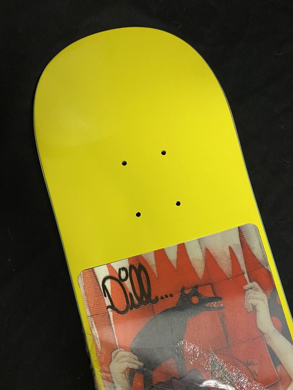 Signed Jason Dill F****** Awesome Tiger Holographic 8” FA Autographed Skateboard Deck