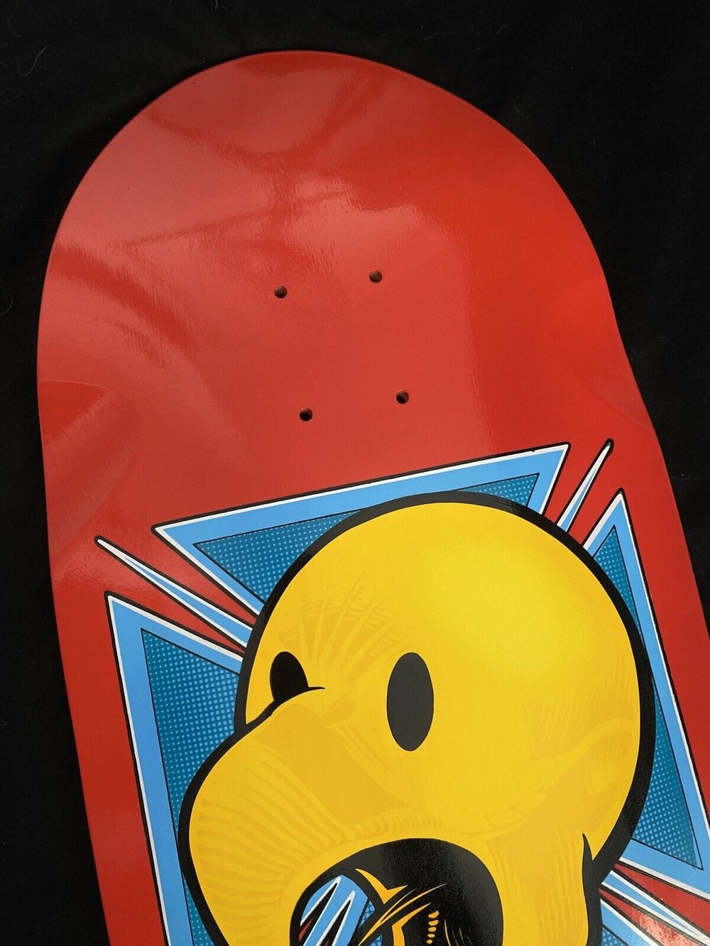 Signed Tony Hawk Dough Bird Lance Mountain Autographed Skateboard Deck RED Large