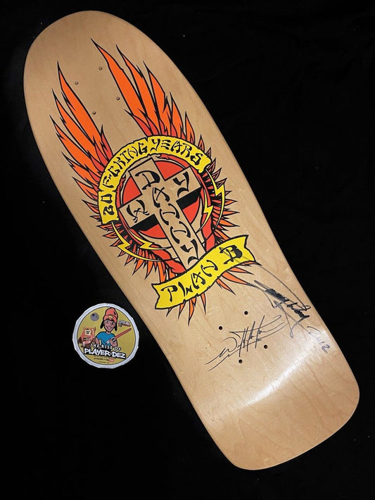 Signed Danny Way Plan B 20th Anniversary Autographed Skateboard Deck 2012