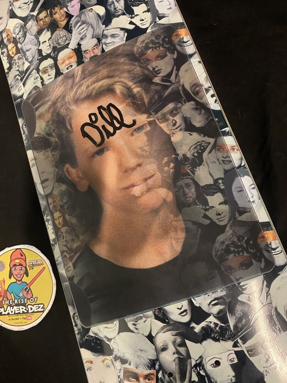 Signed Jason Dill F****** Awesome Holographic FA Autographed Skateboard Deck