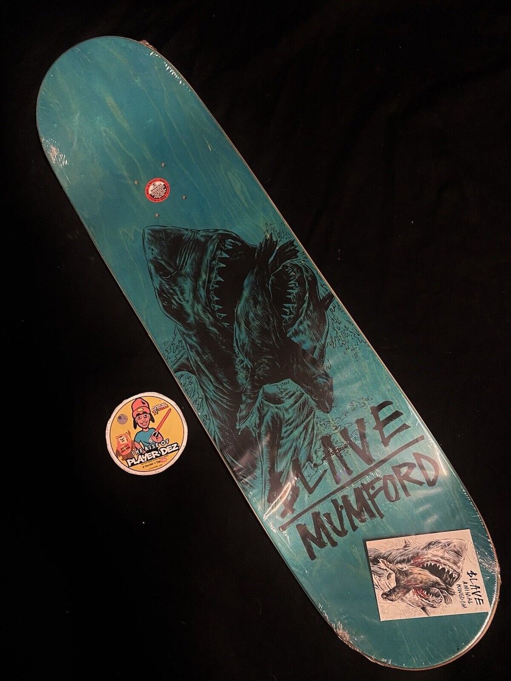 Signed Matt Mumford Jaws Animal Kingdom Slave Autographed Skateboard Deck