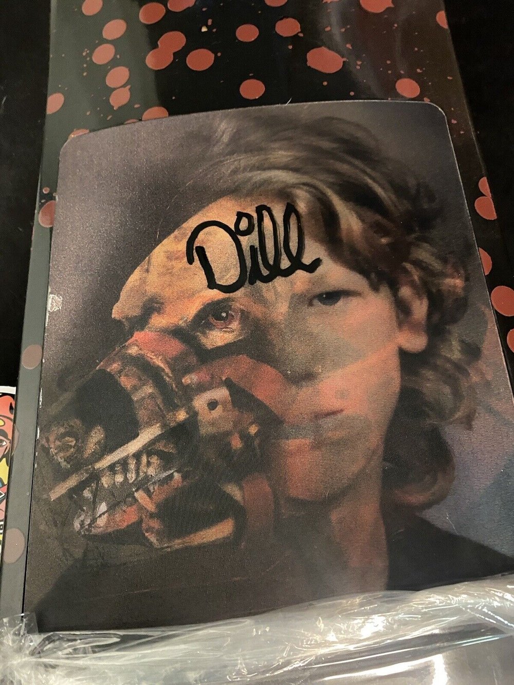 Signed Jason Dill F****** Awesome Autographed Skateboard Deck Holographic Blood FA