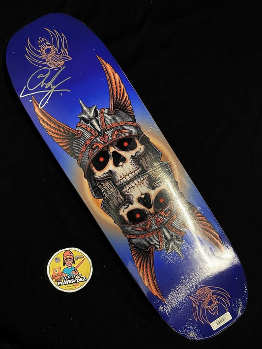 Signed Andy Anderson Autographed Skateboard Deck 9.13 Heron 2 Powell Peralta Flight Carbon FIber