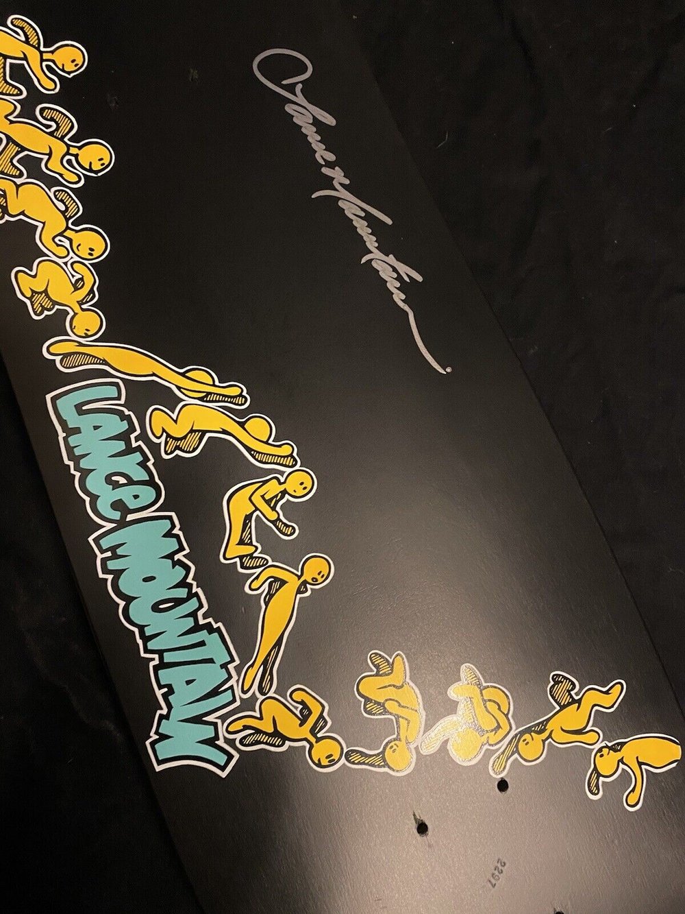 Signed Lance Mountain Autographed Skateboard Deck Doughboy Bones Brigade Powell Peralta