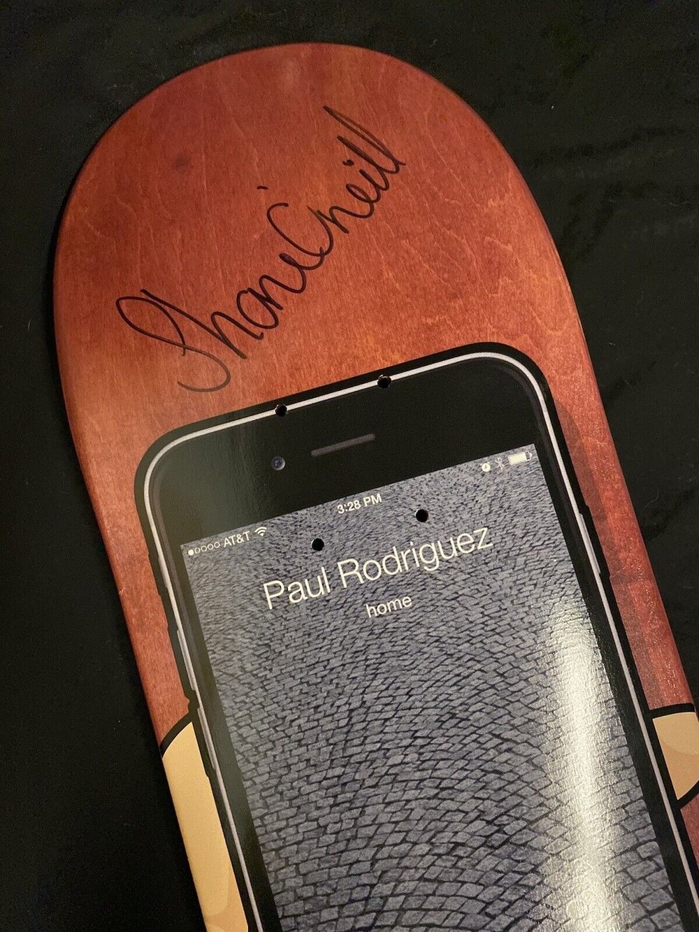 Signed Shane O'Neill Primitive Autographed Skateboard Deck PRod Phone Call