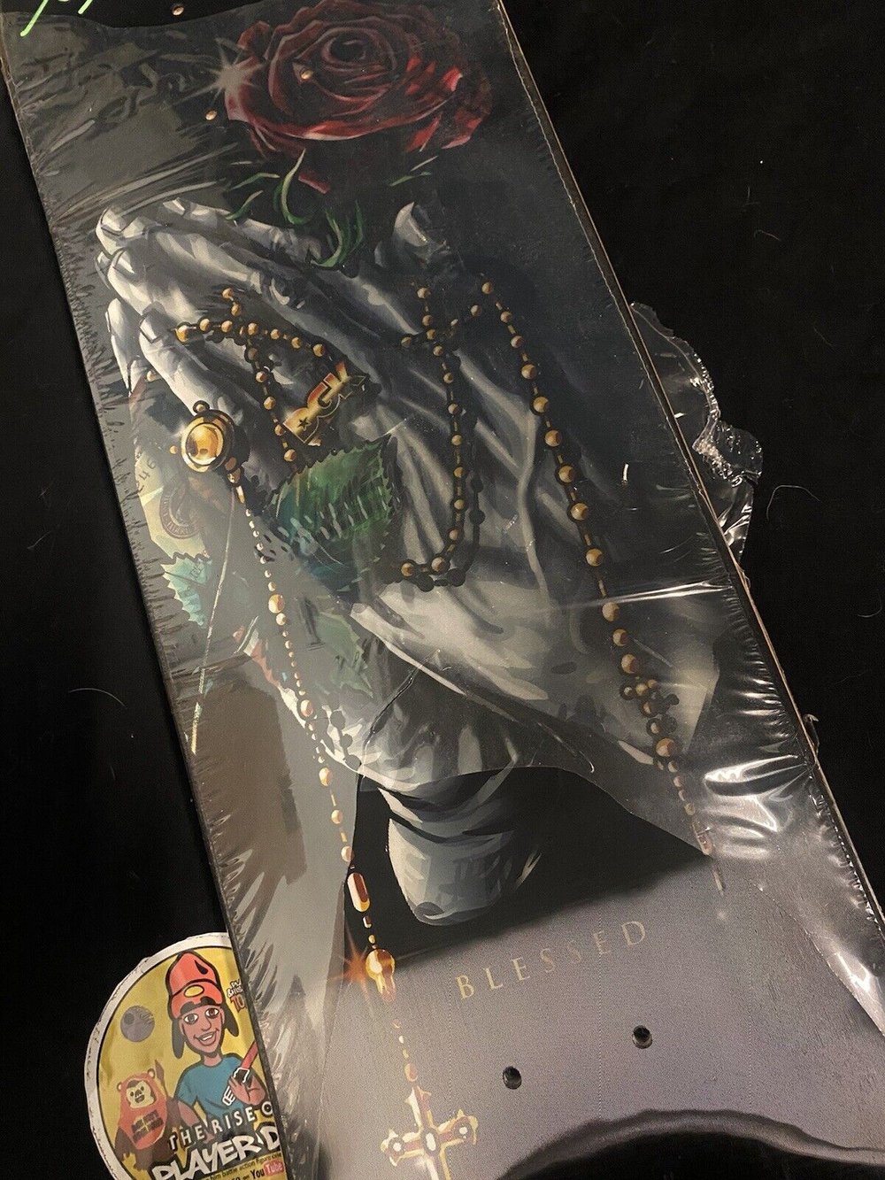 Signed Boo Johnson Stevie Williams DGK Autographed Skateboard Deck Lenticular Blessed