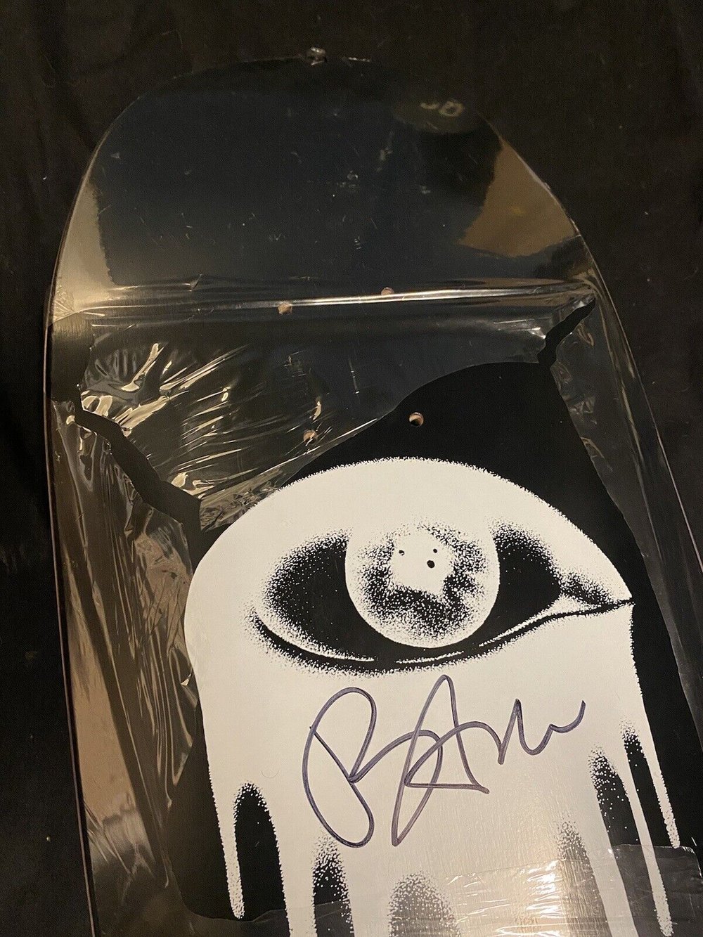 Signed Bam Margera Autographed Skateboard Deck Eye Am Him Limited Edition Pro Model