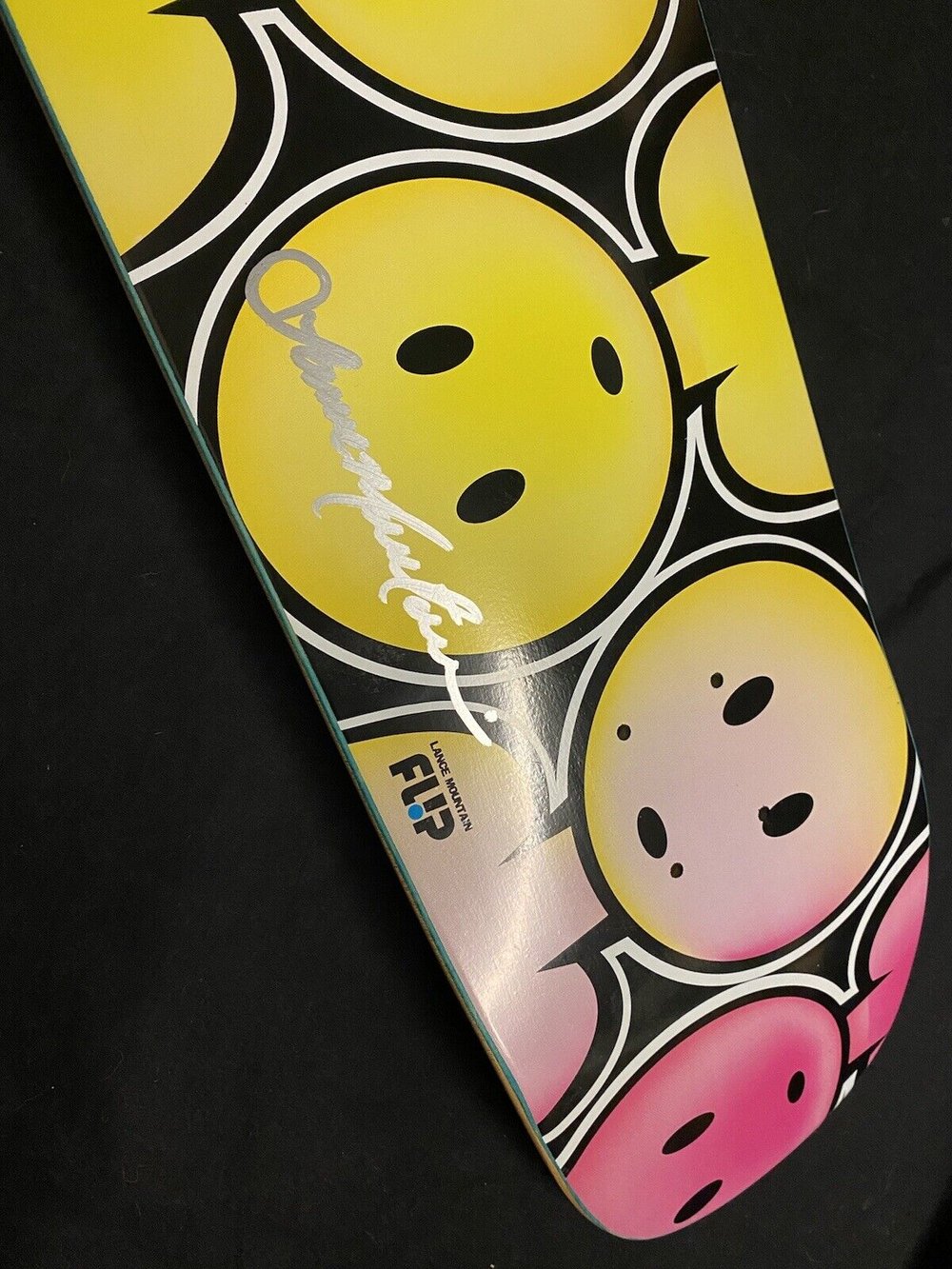 Signed Lance Mountain Flip Autographed Skateboard Deck Pro Model The Doughboy