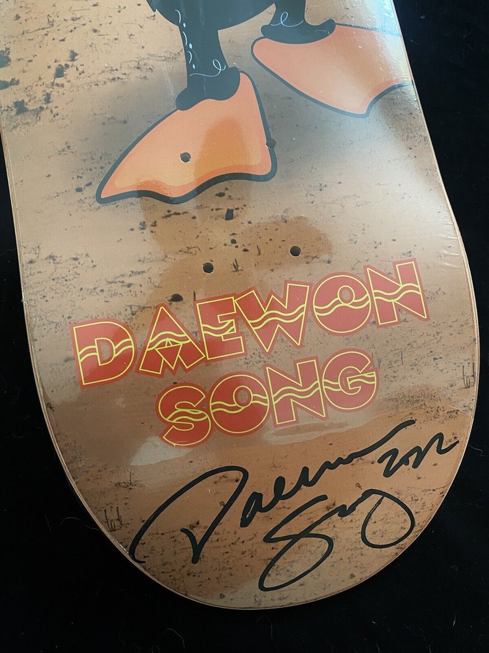 Signed Daewon Song Thank You Autographed Skateboard Deck Mi Amigos