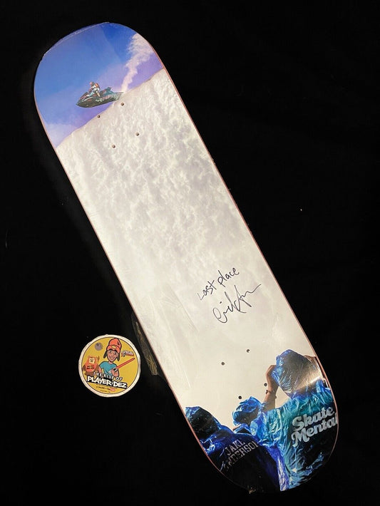 Signed Eric Koston Skate Mental Autographed Skateboard Deck Last Place Top Graphic