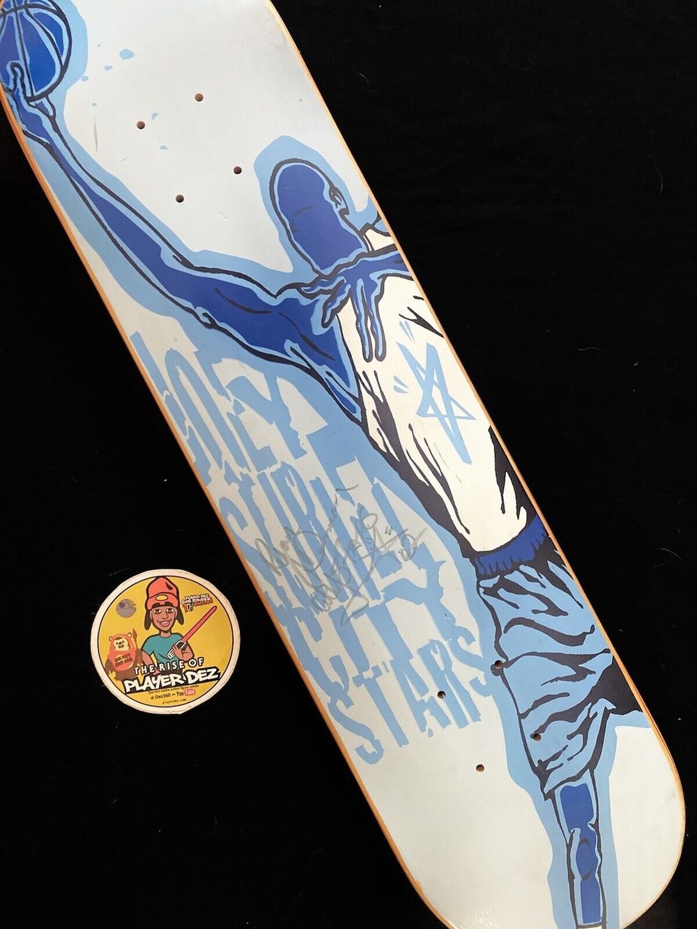 Signed Ryan Denman City Stars Autographed Skateboard Deck