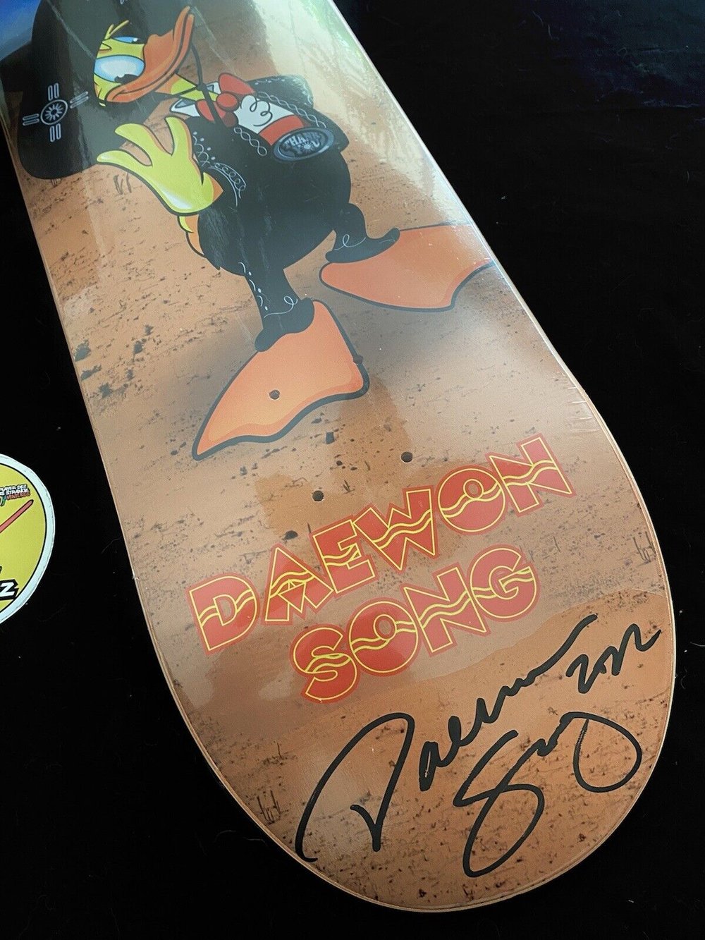 Signed Daewon Song Thank You Autographed Skateboard Deck Mi Amigos